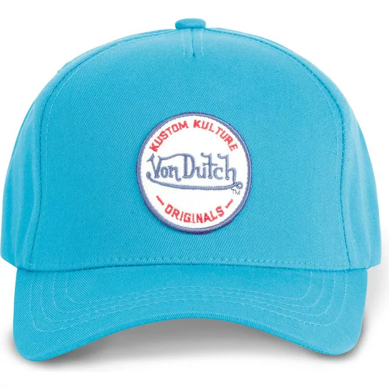 von-dutch-curved-brim-kustom-kulture-col-dblu-blue-snapback-cap