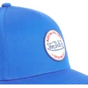 petten-gebogen-blauw-snapback-kustom-kulture-col-rblu-van-von-dutch