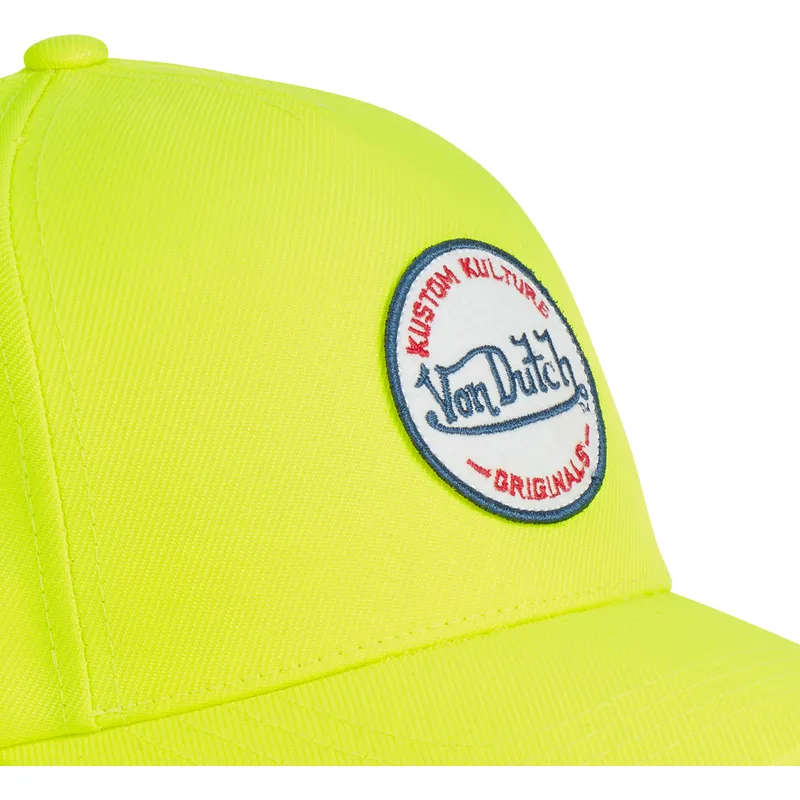petten-gebogen-geel-snapback-kustom-kulture-col-yel1-van-von-dutch petten-gebogen-geel-snapback-kustom-kulture-col-yel1-van-von-dutch