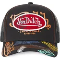 casquette-trucker-noire-bra-bla2-von-dutch