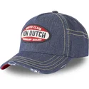 buet-kasket-i-cowboybla-moto-club-moto-fra-von-dutch