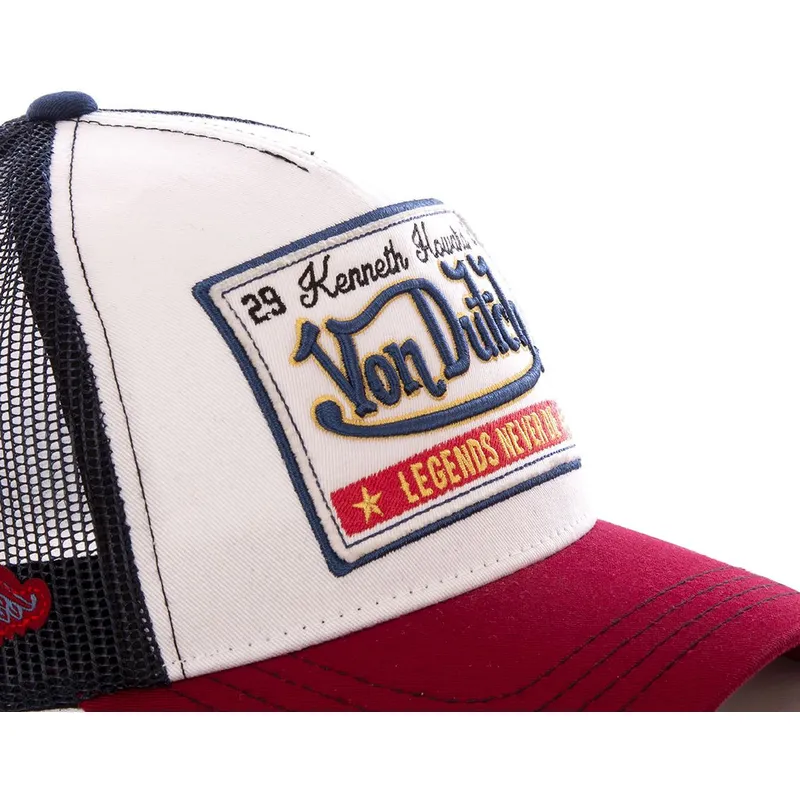 petten-gebogen-wit-snapback-legends-never-die-cas-wb07-van-von-dutch