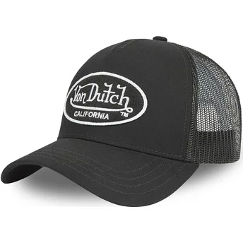 Petten gebogen zwart verstelbaar LOFB 5 van Von Dutch