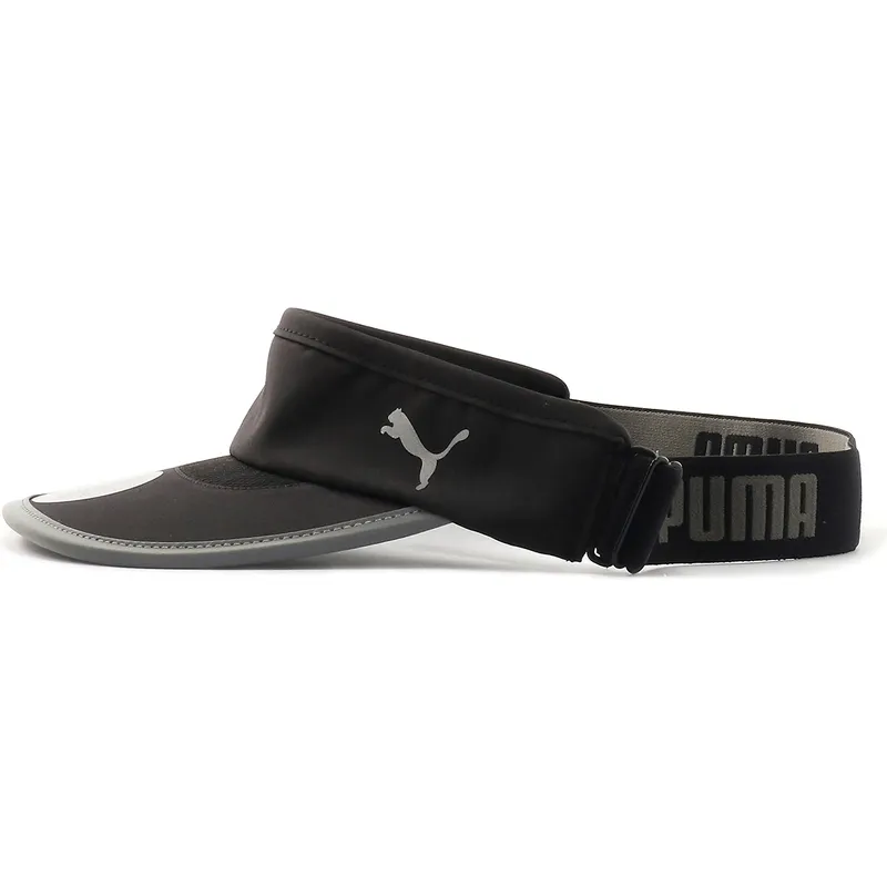 zonnekleppen-gebogen-zwart-verstelbare-band-van-puma