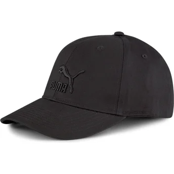 Casquette courbée noire ajustable avec logo noir Classics Archive Logo Puma