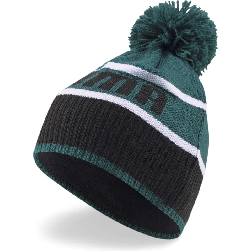 mutsen-groen-pompon-van-puma mutsen-groen-pompon-van-puma