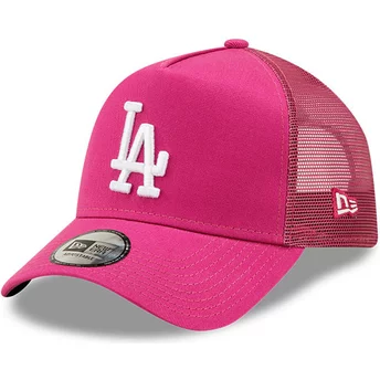 Gorra trucker rosa A Frame Tonal Mesh de Los Angeles Dodgers MLB de New Era