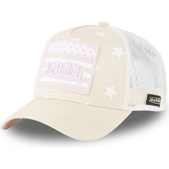 Casquette trucker rose STAR LP Von Dutch