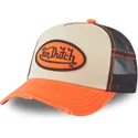 hvid-sort-og-orange-trucker-kasket-sum-ora-fra-von-dutch