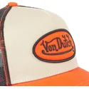 cap-gebogen-orange-snapback-van-von-dutch
