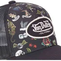 petten-gebogen-zwart-snapback-tattoo-tat-nr-van-von-dutch
