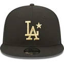 new-era-flat-brim-golden-logo-9fifty-all-star-game-los-angeles-dodgers-mlb-black-trucker-hat