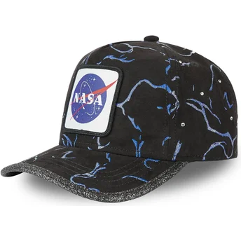 Casquette courbée noire ajustable GLI NASA Capslab