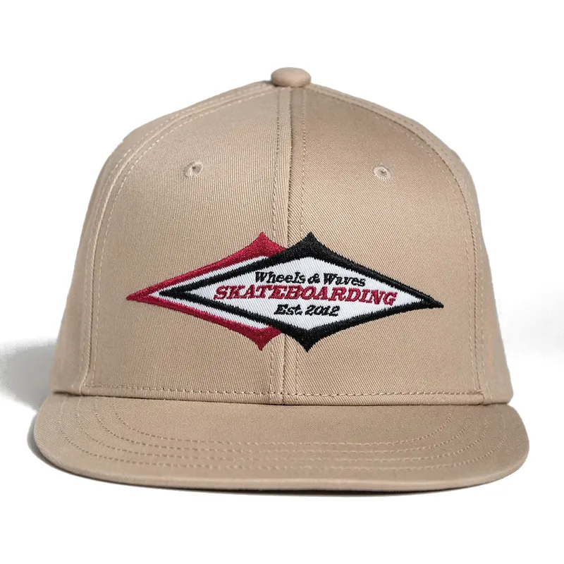 petten-plat-beige-snapback-skateboarding-ww24-van-wheels-and-waves petten-plat-beige-snapback-skateboarding-ww24-van-wheels-and-waves