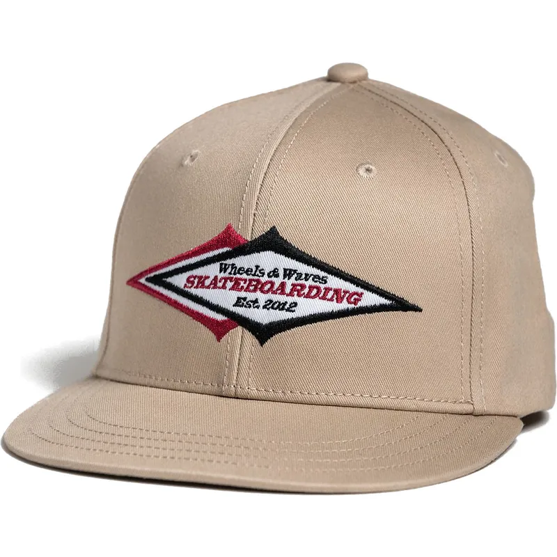 petten-plat-beige-snapback-van-wheels-and-waves