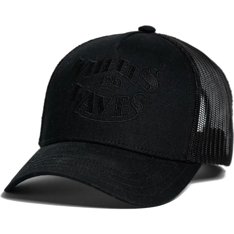 petten-gebogen-zwart-snapback-van-wheels-and-waves