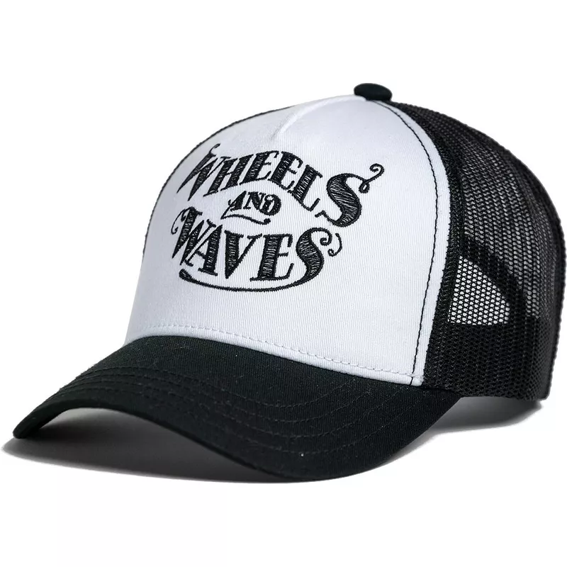 wheels-and-waves-nuts-bw-ww26-white-and-black-trucker-hat