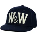 casquette-plate-bleue-marine-ajustable-varsity-ww28-wheels-and-waves