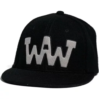 Gorra plana negra snapback WAW WW29 de Wheels And Waves