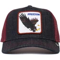 petten-gebogen-marineblauw-snapback-the-freedom-eagle-the-farm-van-goorin-bros
