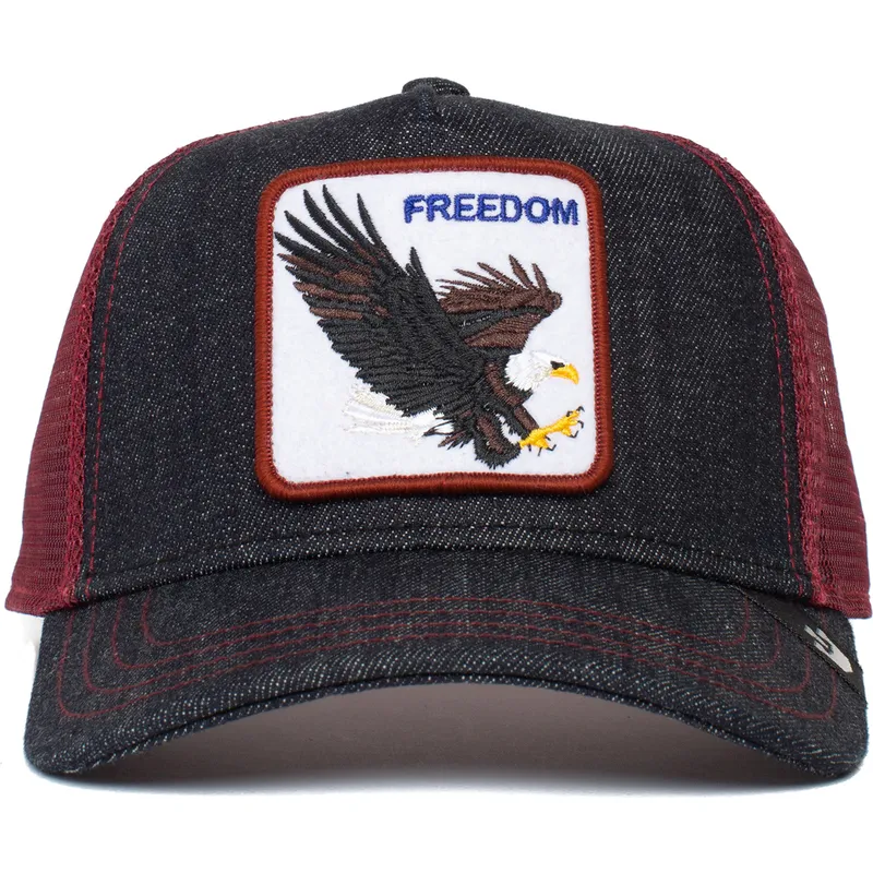 petten-gebogen-marineblauw-snapback-the-freedom-eagle-the-farm-van-goorin-bros
