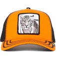 casquette-trucker-orange-et-noire-tigre-the-white-tiger-the-farm-goorin-bros