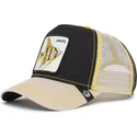 schwarze-und-graue-trucker-mutze-mit-engelsfisch-angel-sick-lid-the-farm-von-goorin-bros
