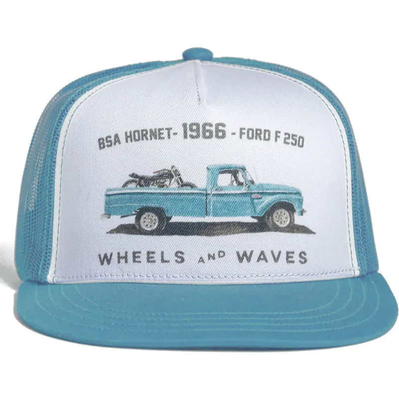 petten-plat-blauw-snapback-1966-ww23-van-wheels-and-waves