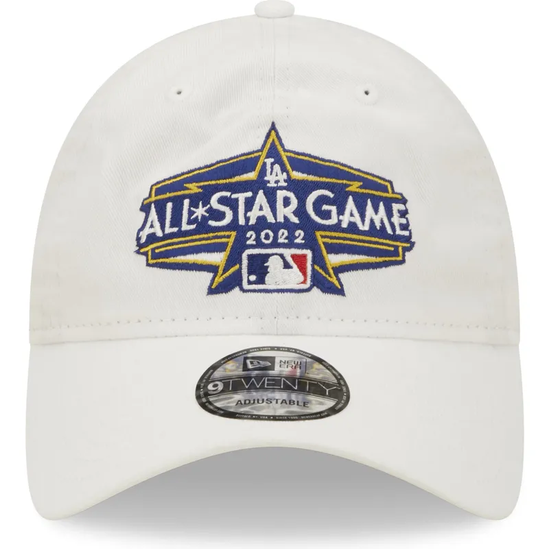 hvid-justerbar-buet-kasket-9twenty-all-star-game-core-classic-fra-los-angeles-dodgers-mlb-fra-new-era