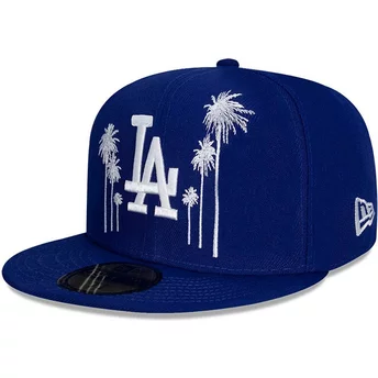 Gorra plana azul ajustada 59FIFTY All Star Game Palm de Los Angeles Dodgers MLB de New Era