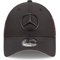 casquette-courbee-noire-et-rouge-ajustable-9forty-esports-grand-prix-mercedes-formula-1-new-era