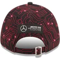 casquette-courbee-noire-et-rouge-ajustable-9forty-esports-grand-prix-mercedes-formula-1-new-era