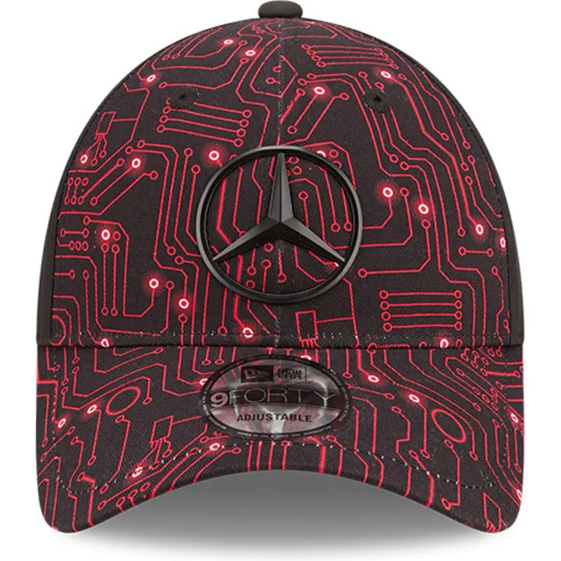 petten-gebogen-rood-verstelbaar-9forty-esports-grand-prix-van-mercedes-formula-1-van-new-era