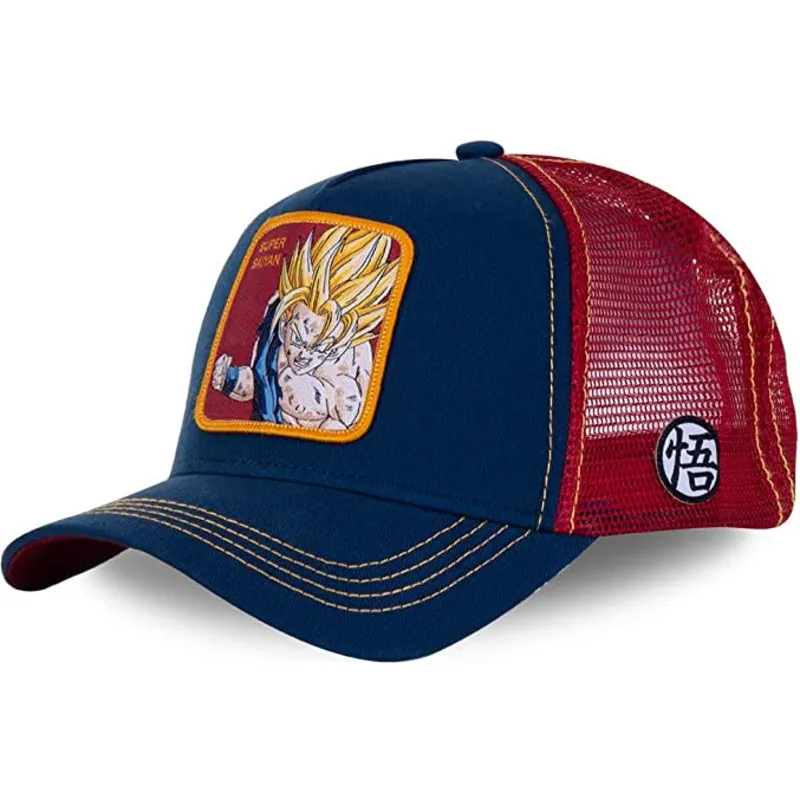 petten-gebogen-marineblauw-snapback-super-saiyan-say1-son-goku-dragon-ball-van-capslab