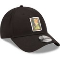 new-era-curved-brim-9forty-patch-spring-le-louvre-black-adjustable-cap