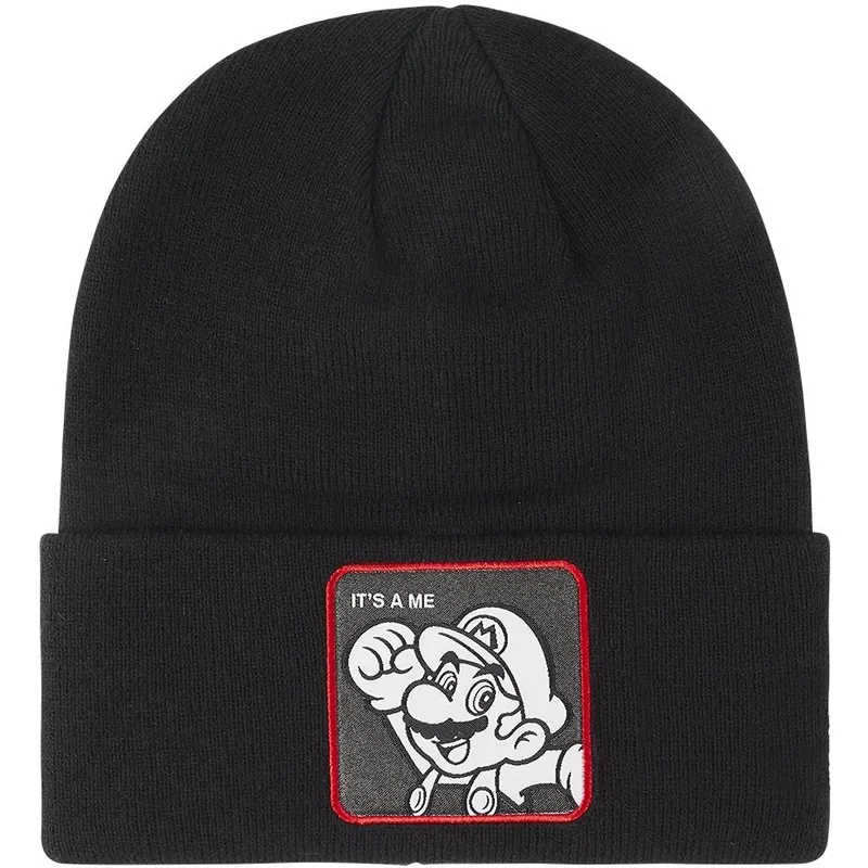 mutsen-zwart-its-a-me-bon-tri1-bros-mario-super-mario-bros-van-capslab