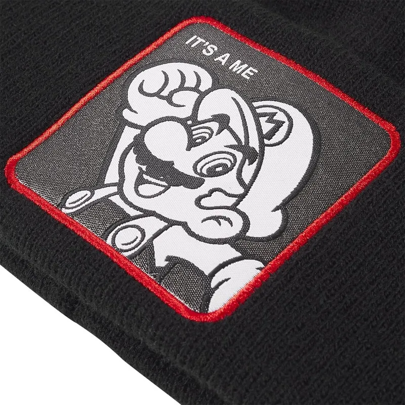 mutsen-zwart-its-a-me-bon-tri1-bros-mario-super-mario-bros-van-capslab