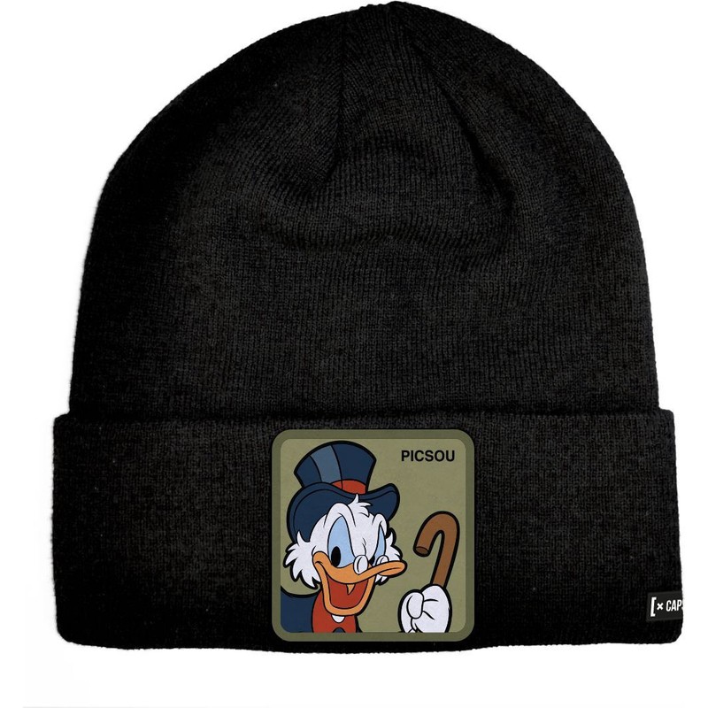 capslab-scrooge-mcduck-bon-scr1-disney-black-beanie