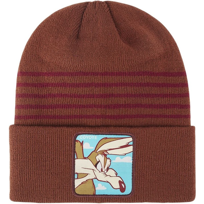 capslab-wile-e-coyote-bon-coy3-looney-tunes-brown-beanie