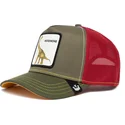 goorin-bros-grona-och-roda-truckerkeps-dinosaurie-diplodocus-herbivore-thunder-lizard-the-farm