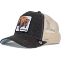 casquette-trucker-noire-et-blanche-buffle-the-buffalo-the-farm-goorin-bros