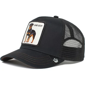 Goorin Bros. Rottweiler Dog Bad Boy The Baddest Boy The Farm Black Trucker Hat