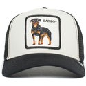 goorin-bros-rottweiler-dog-bad-boy-the-baddest-boy-the-farm-white-and-black-trucker-hat