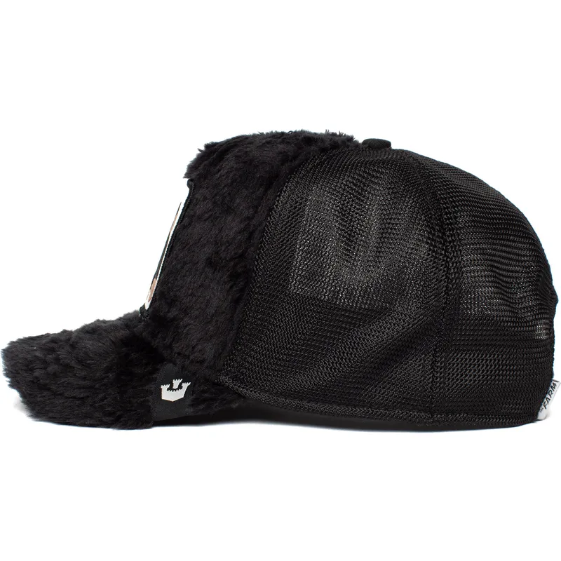 petten-gebogen-zwart-snapback-voor-kinderen-van-bananas-little-nanner-the-farm-van-goorin-bros