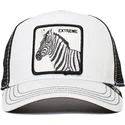 casquette-trucker-blanche-et-noire-pour-enfant-zebre-extreme-little-stripe-the-farm-goorin-bros