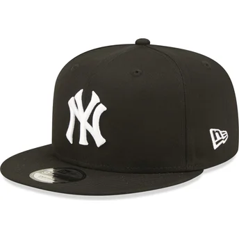 Casquette plate noire snapback 9FIFTY COOPS New York Yankees MLB New Era