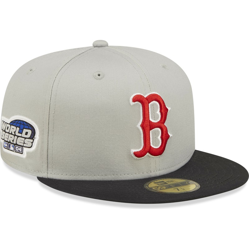 new-era-flat-brim-59fifty-world-series-boston-red-sox-mlb-grey-and-black-fitted-cap