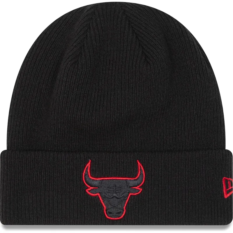 mutsen-zwart-neon-pack-cuff-van-chicago-bulls-nba-van-new-era