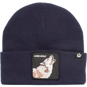 Goorin Bros. The Farm Wolf Man Marineblauer Wolf-Hut.
