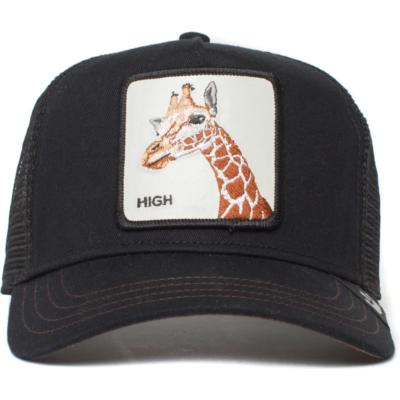 sort-trucker-kasket-giraf-high-the-giraffe-the-farm-fra-goorin-bros